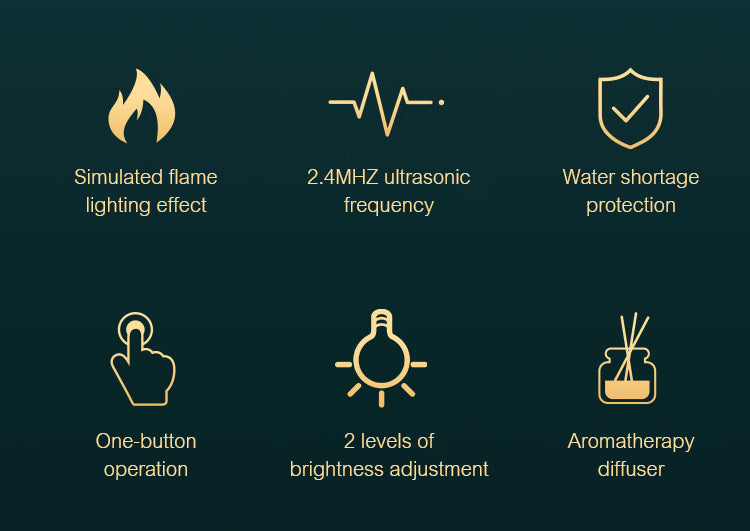 Flame Effect Air Humidifier