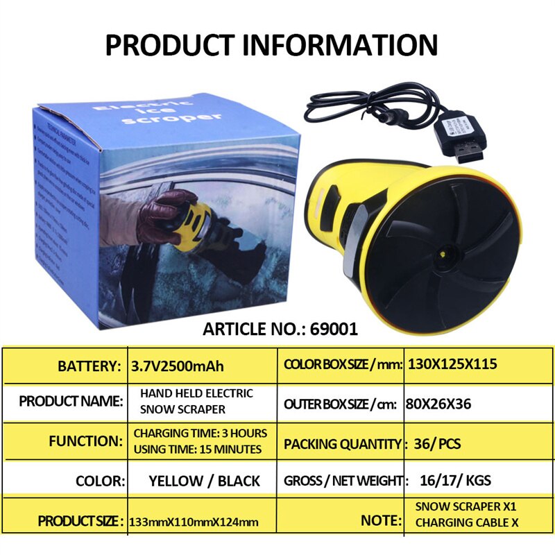 Electric Car Ice Scrapper | Save Your Time This Winter!